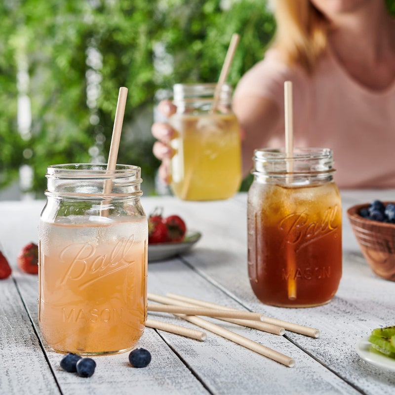Comfy Package [200 Pack] Kraft Paper Straws, 100% Biodegradable & Ink-free, Straws for drinking and Crafts - Kraft - Image 5